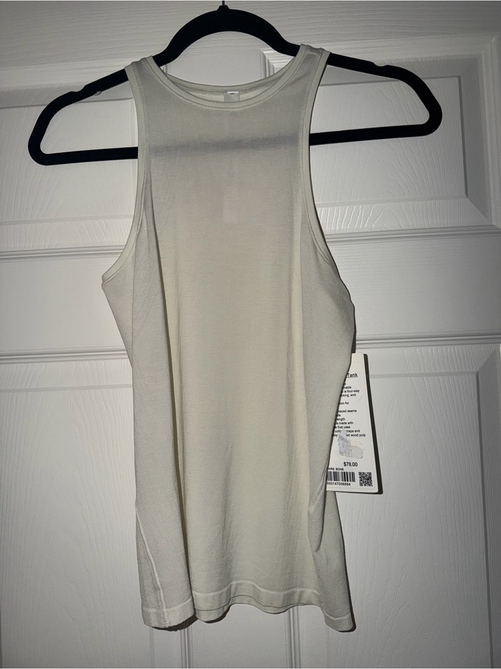 lululemon athletica Ribbed High-Neck Tank Top - Cream